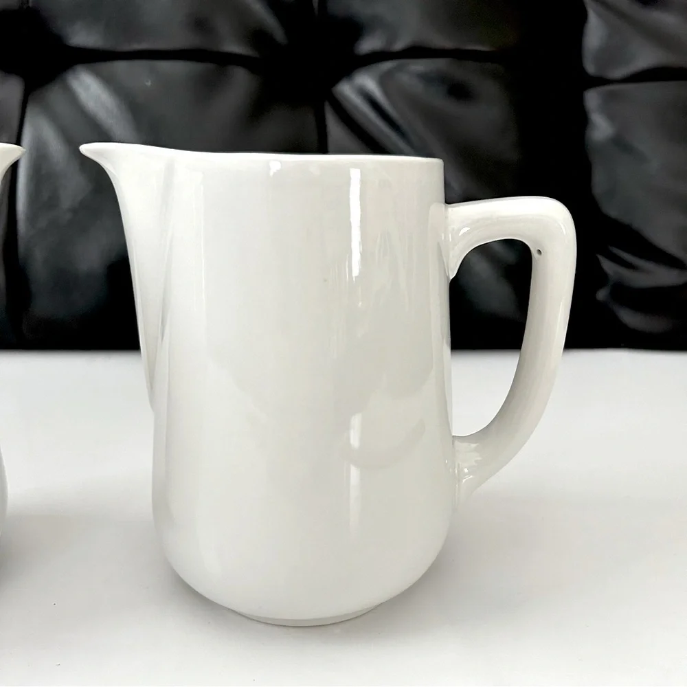 Set of 2 Vintage Italian Coffee Milk Creamer 5.5” Pitchers for Home /Restaurant
